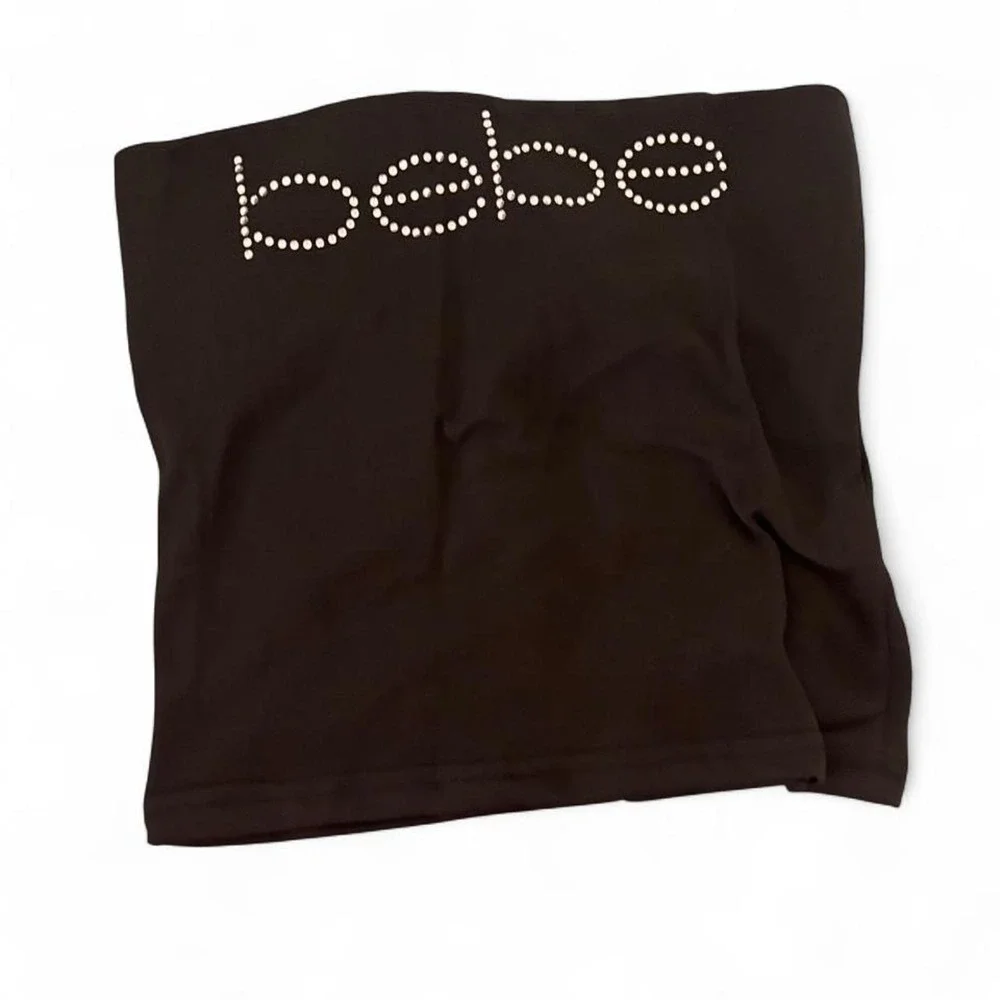 Iconic Y2K Bebe tube top